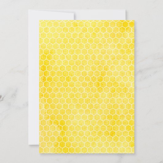 Invitation Honeypeb Queen Bee 1er anniversaire (Dos)