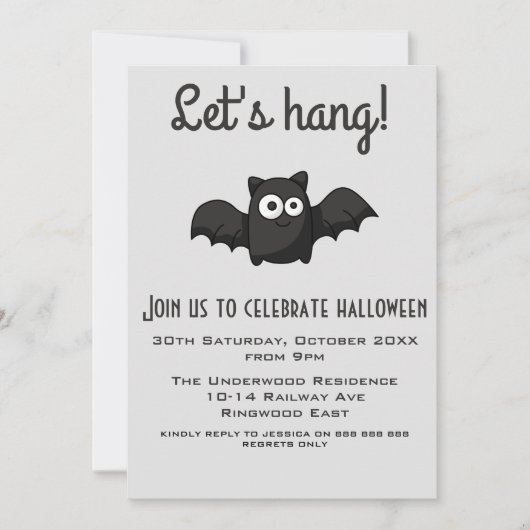 INVITATION HONG HALLOWEEN PARTY (Devant)