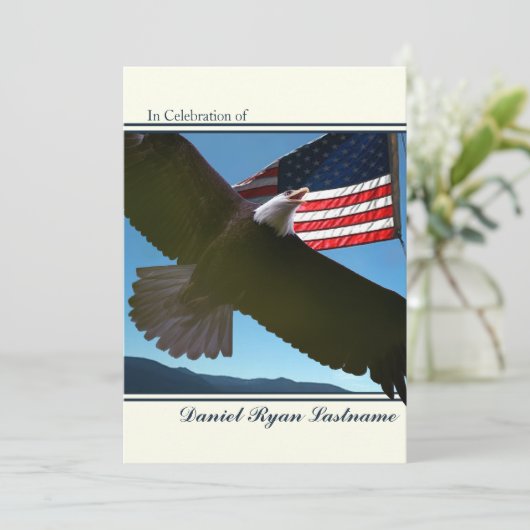 Invitation Honneur d'aigle (Debout devant)