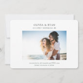 Invitation Honolulu Mariage moderne Enregistrer la date (Dos)