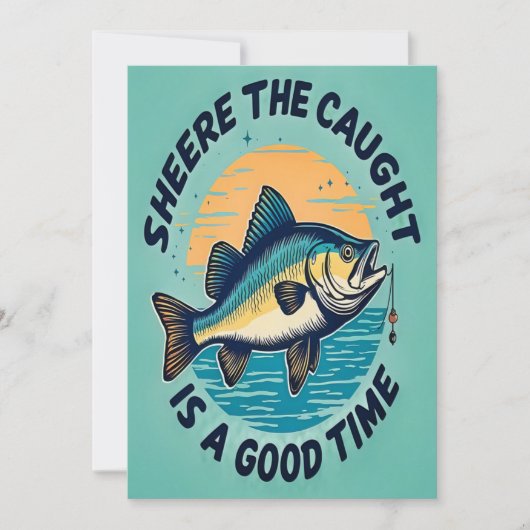 Invitation Hooked on Fun (Devant)