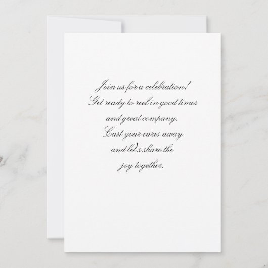 Invitation Hooked on Fun (Dos)