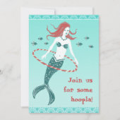 Invitation Hooping Mermaid Party (Devant)