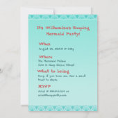 Invitation Hooping Mermaid Party (Dos)