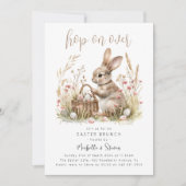 Invitation Hop On Over | Brunch de Pâques (Devant)
