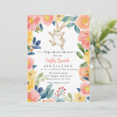 Invitation Hop on Over Easter Brunch and Egg Hunt (Debout devant)