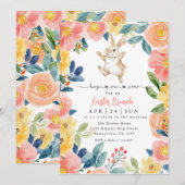 Invitation Hop on Over Easter Brunch and Egg Hunt (Devant / Derrière)