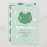 Invitation Hop on Over Frog Anniversaire<br><div class="desc">Hop on Over Frog Anniversaire</div>