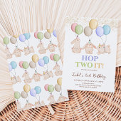 Invitation Hop Two It Pâques 2e Anniversaire