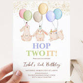 Invitation Hop Two It Pâques 2e Anniversaire