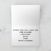 Invitation HOPE YOU VEUT JOIN US FOR DINNER Invite (Intérieur)
