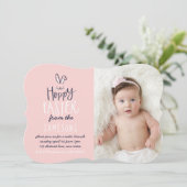 INVITATION HOPPY EASTER BUNNY (Debout devant)