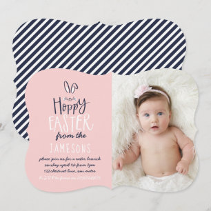 INVITATION HOPPY EASTER BUNNY