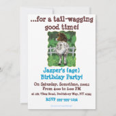 Invitation Horaire de la fête Appaloosa Horse (Dos)