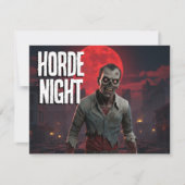 Invitation Horde Night Party (Devant)