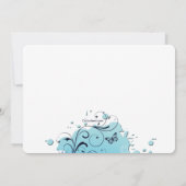 Invitation Horizon Bleu (Dos)