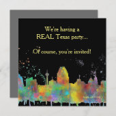 INVITATION HORIZON DE SAN ANTONIO LE TEXAS (Devant / Derrière)