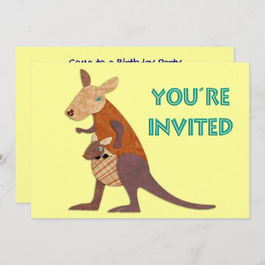 Invitation Horizontal (Devant / Derrière)