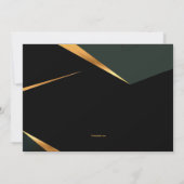 Invitation horizontal d'obtention du diplôme de (Dos)