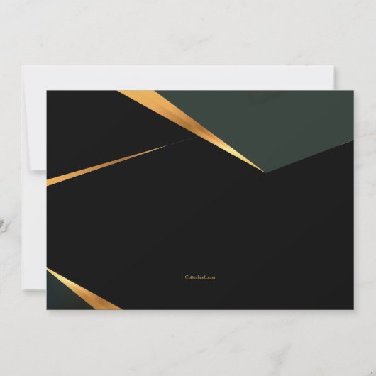 Invitation horizontal d'obtention du diplôme de (Dos)