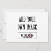 Invitation horizontale à plat de 5 po sur 7 po A7 (Devant)