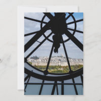 Horloge géante en verre au Musée d'Orsay - Paris