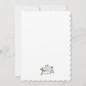 Invitation Horloge irlandaise (Dos)