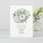 Invitation Horloge irlandaise (Debout devant)