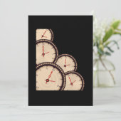 Invitation Horloge Voyager Montre Science Fiction Cadeau (Debout devant)