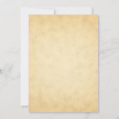 Invitation Horreur de ta présence. Fête d'Halloween. (Dos)