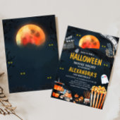 Invitation Horreur Halloween Scandale Film Nuit Anniversaire 