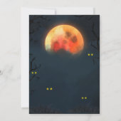 Invitation Horreur Halloween Scandale Film Nuit Anniversaire  (Dos)