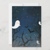 Invitation Horreur Horreur Halloween Soirée de cinéma (Dos)