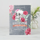 Invitation Horreur romantique Adulte Halloween fêtes Invitati (Debout devant)