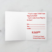 Invitation horrifiante de partie de Halloween (Intérieur)