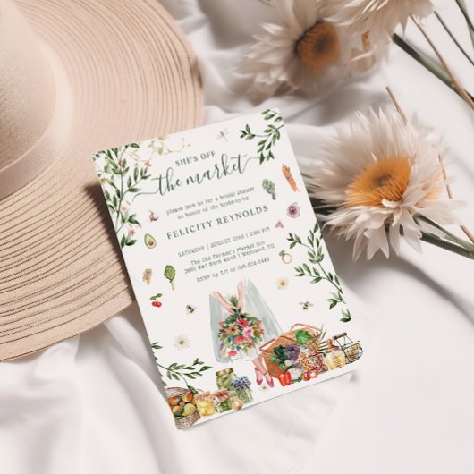 Invitation Hors Du Marché | Fête des mariées du marché agrico