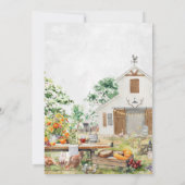 Invitation Hors Du Marché | Fête des mariées du marché agrico (Dos)