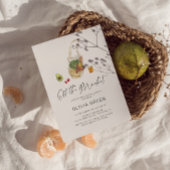 Invitation Hors Fête des mariées De Script De Boho Du Marché