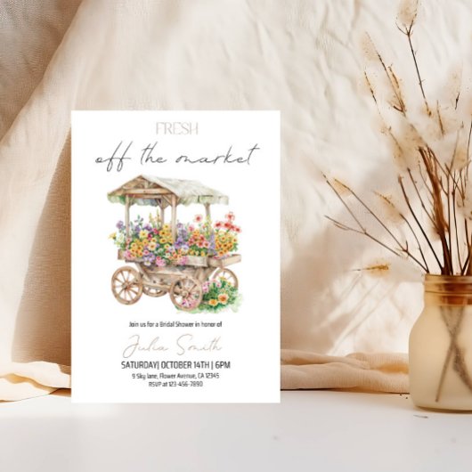 Invitation Hors Fête des mariées Du Marché