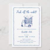 Invitation Hors Fête des mariées du marché agricole (Devant)