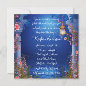 Invitation Horse Carriage Princess Anniversaire (Dos)