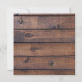 Invitation Horse Cowboy Boots Rustic Barque (Dos)
