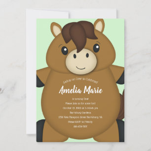 Invitation Horse fête d'anniversaire