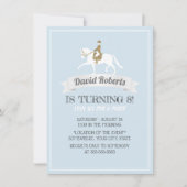 Invitation Horse Party Équitation Anniversaire (Devant)