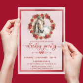 Invitation Horse Racing Derby Party Roses de couronne