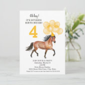 Invitation Horse Ride Anniversaire //Oh Hay C'est votre Naiss (Debout devant)