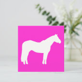 Invitation Horse Theme Event Bright and Colorful Simple (Debout devant)