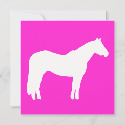 Invitation Horse Theme Event Bright and Colorful Simple (Devant)