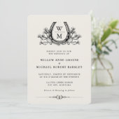 Invitation Horseshos Cactus Western Country Boho Mariage (Debout devant)