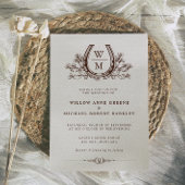 Invitation Horseshos Cactus Western Country Boho Mariage Inv